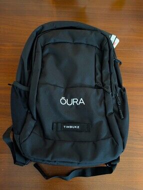 Timbuk2 Parkside Eco Black Backpack Company Logo Bag